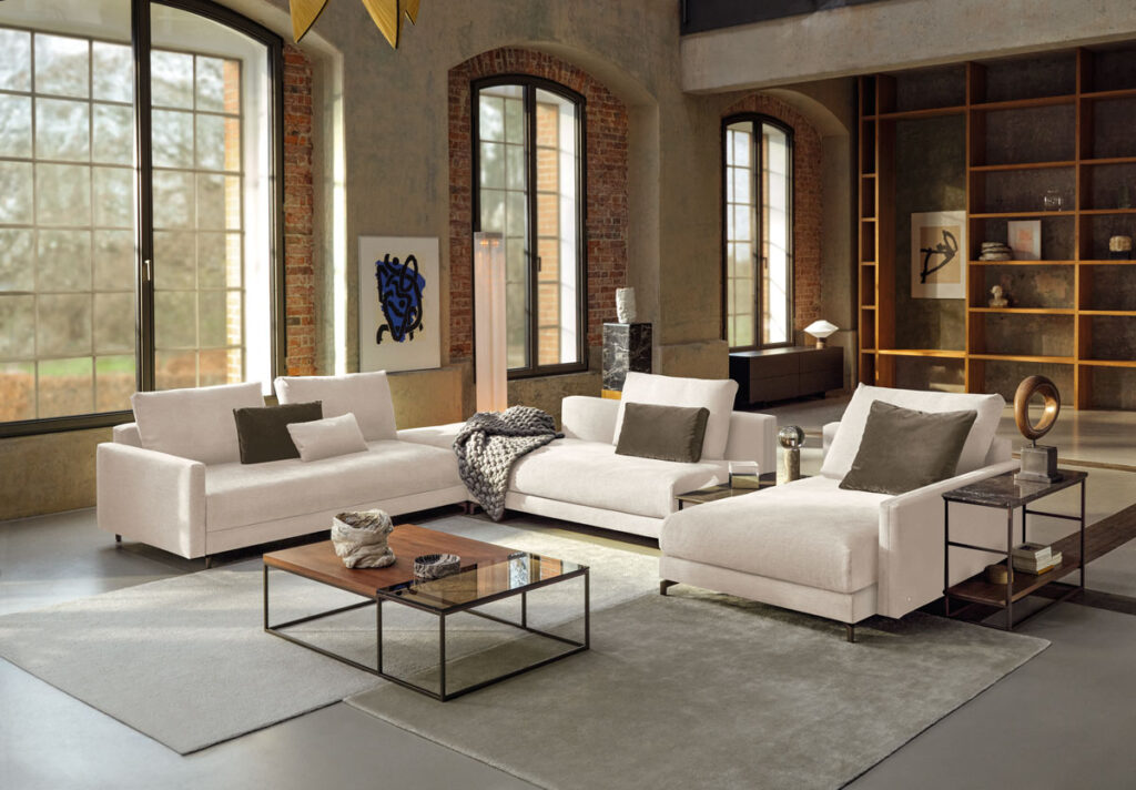 RolfBenz nuvola bank witte hoekbank 2