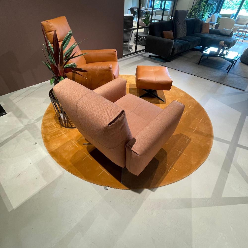 Rolf Benz 50 fauteuil oranje sale Outlet uitverkoop 2