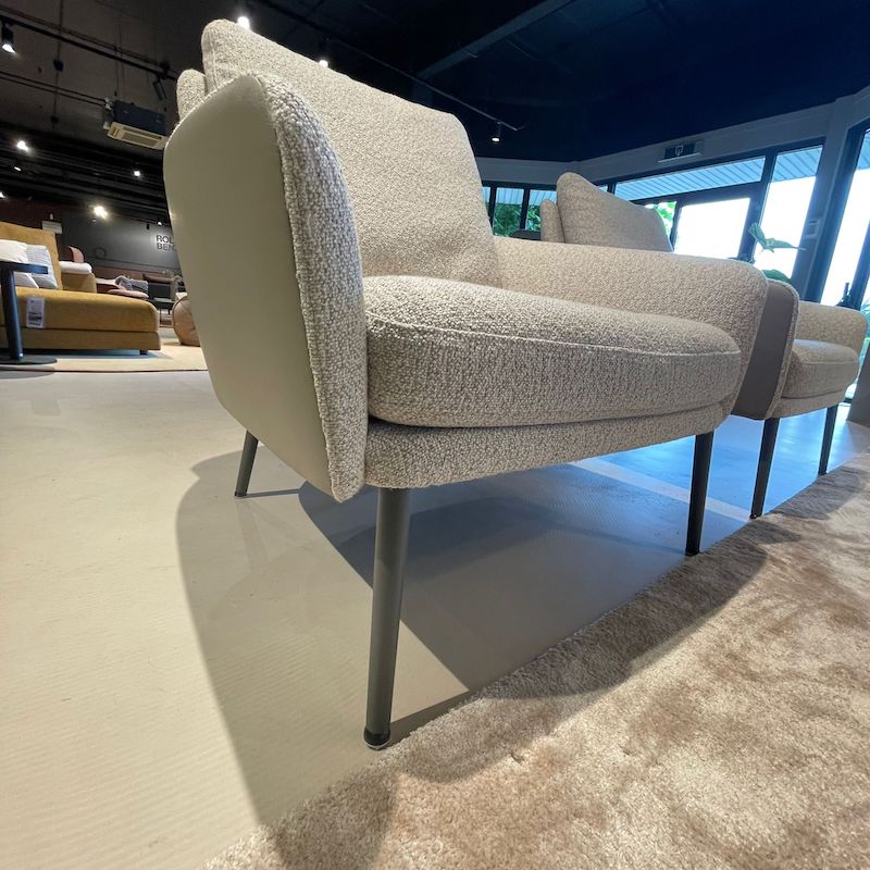 Rolf Benz Jon Fauteuil stof/leer