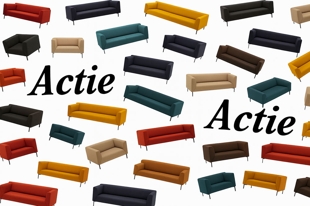 Actie: Rolf Benz LINEA banken nu extra scherp geprijsd