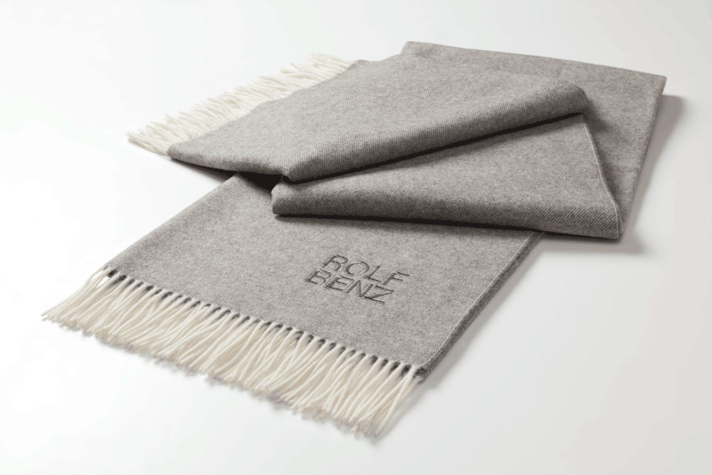 Rolf Benz Plaid grijs 2