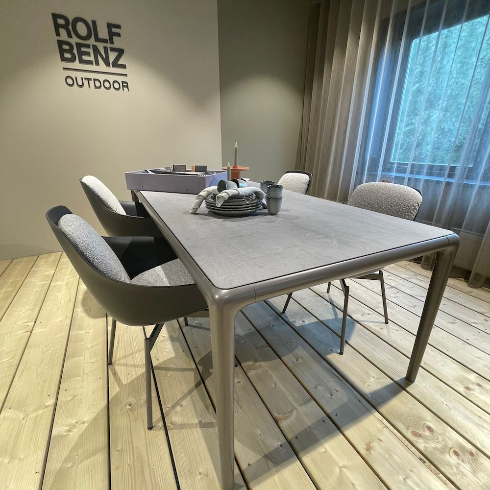 Rolf Benz Yoko Outdoor Buitentafel Tuintafel Grijs keramiek Uitverkoop korting 4