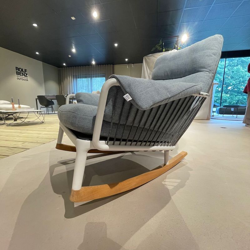 Rolf Benz Outdoor Schommelstoel Wit
