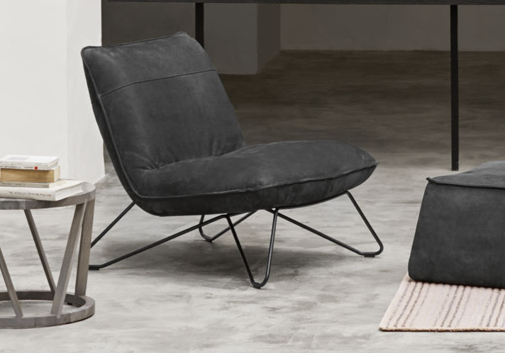 rolf benz 394 fauteuil suede