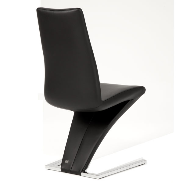 rolf benz 7800 designstoel leren zwart