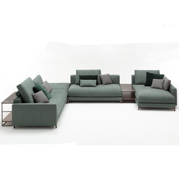 rolf benz nuvola groene loungebank1